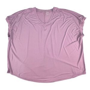 Mondetta Top 3X Lavender Activewear Moisture Wicking Workout Yoga Athleisure Tee